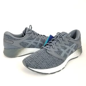 ASICS Mens Road Hawk Gray FF 2 MX Running Shoes